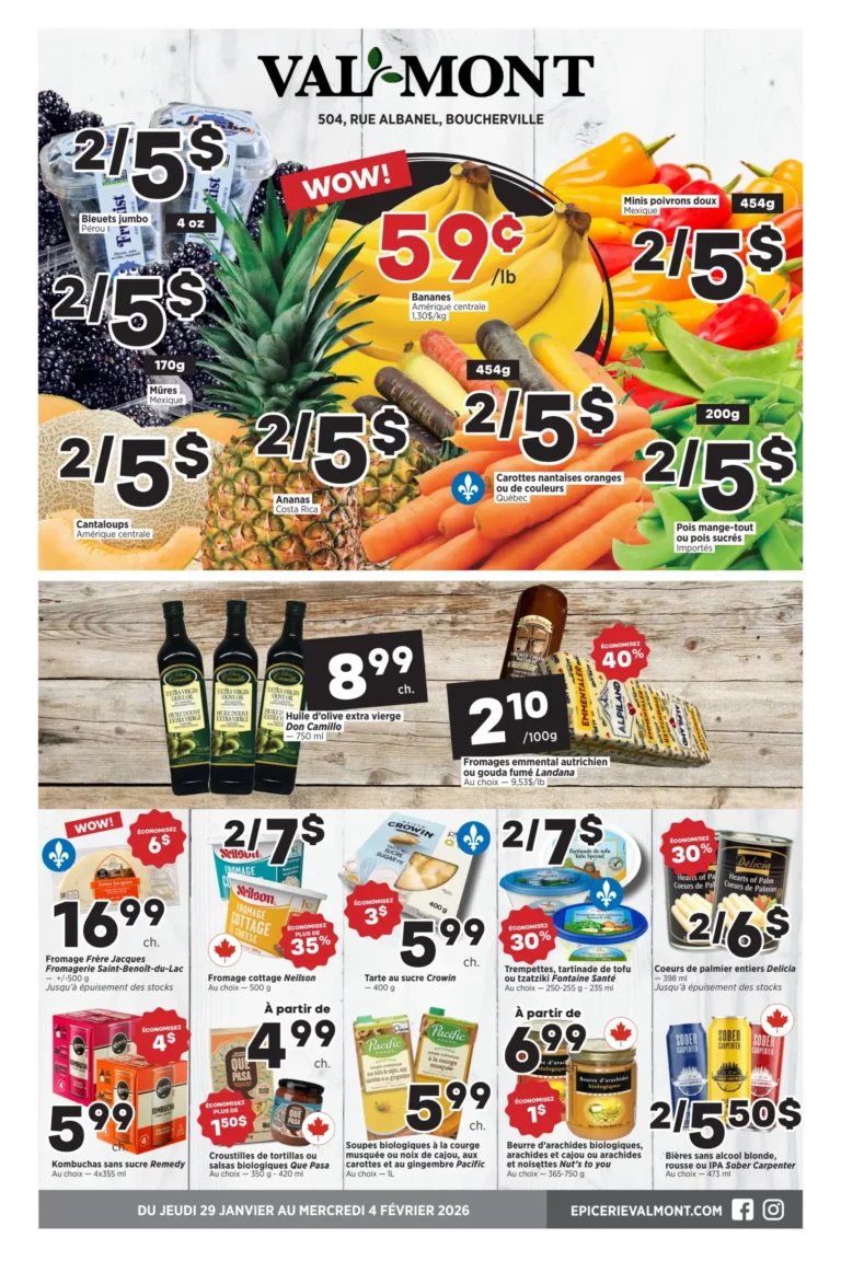 Circulaire Valmont Du 29 janvier au 4 février 2026