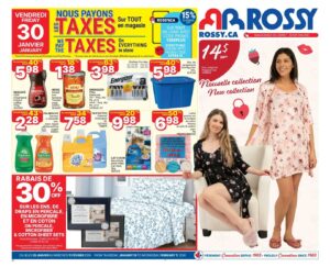 Circulaire Rossy Du 22 au 28 janvier 2026