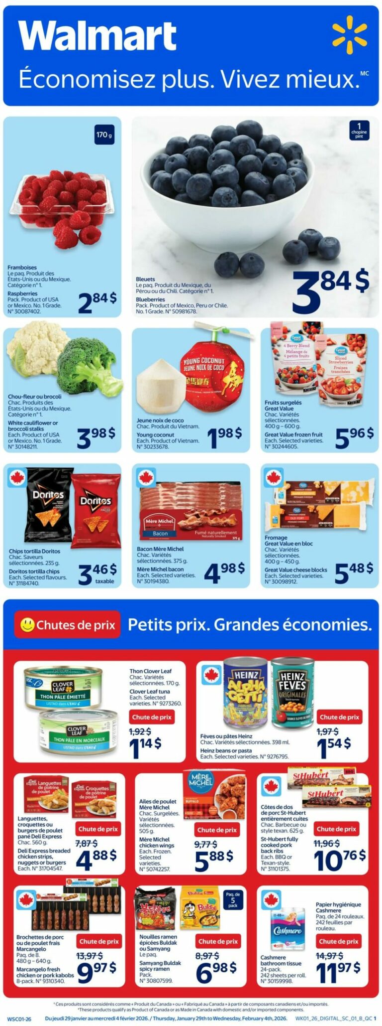 Circulaire Walmart du 29 janvier au 4 février 2026