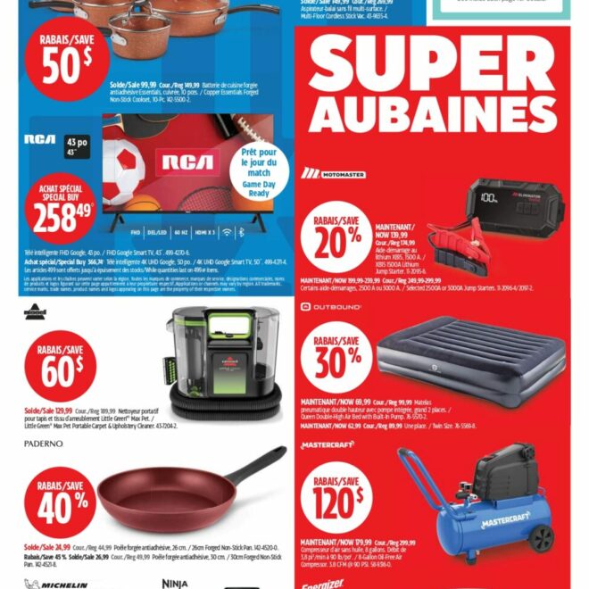 Circulaire Canadian Tire du 5 au 11 février 2026
