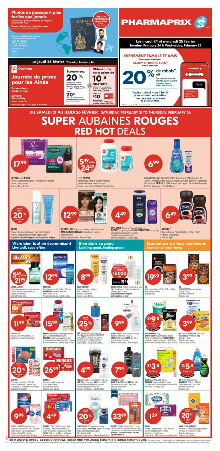 Circulaire Pharmaprix Du 21 au 26 février 2026