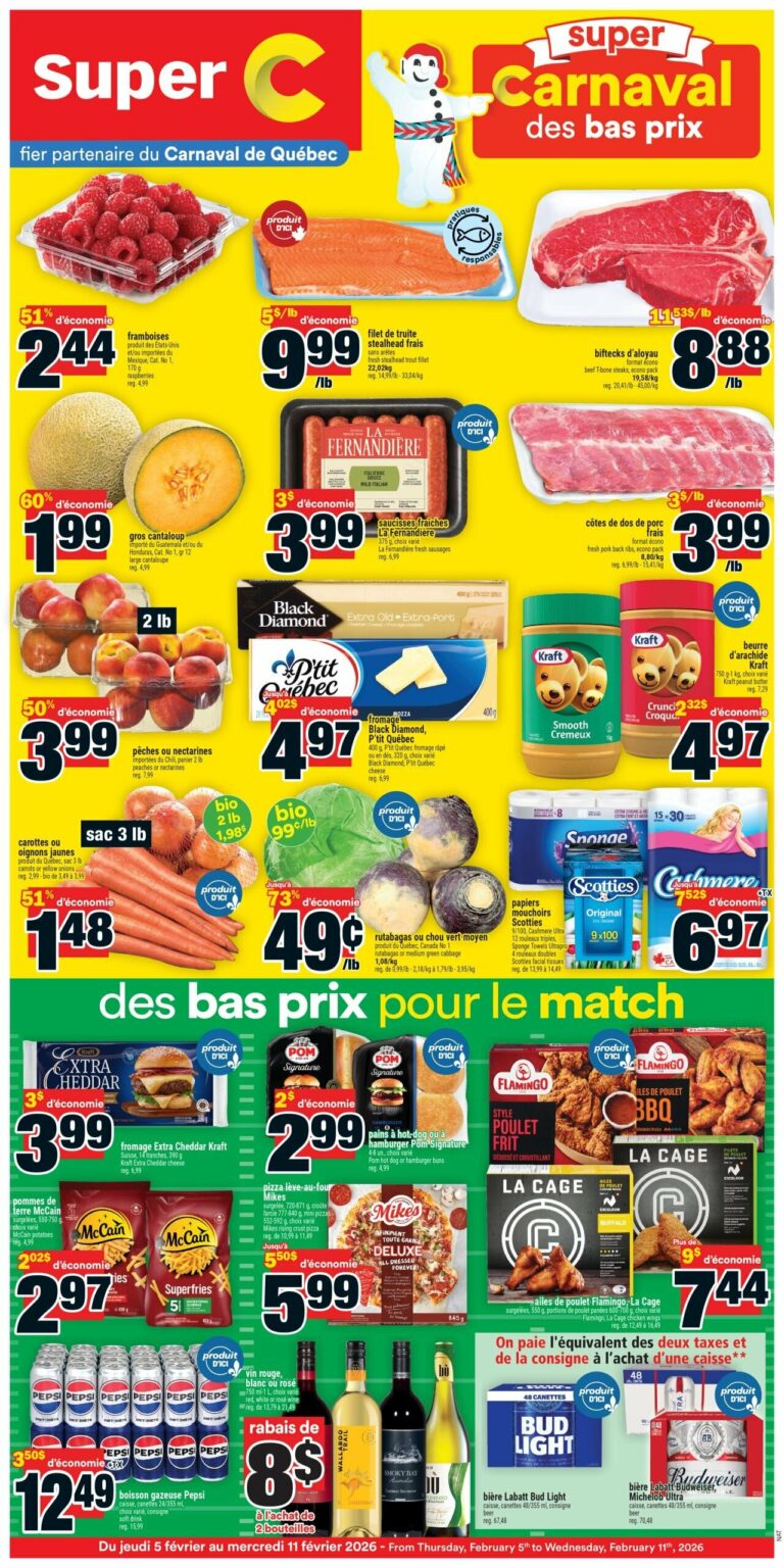 Circulaire Super C du 5 au 11 février 2026