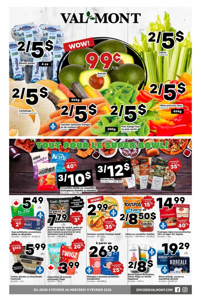 Circulaire Val-Mont Du 5 au 11 février 2026