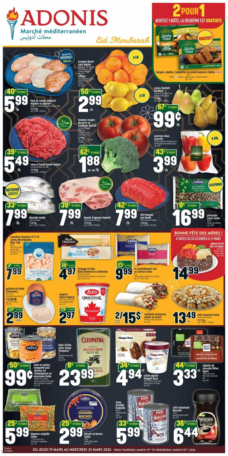 Circulaire Adonis Du 19 au 25 mars 2026