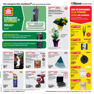 Circulaire Home Hardware Du 26 mars au 8 avril 2026
