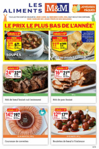 Circulaire Les Aliments M&M du 2 au 8 avril 2026