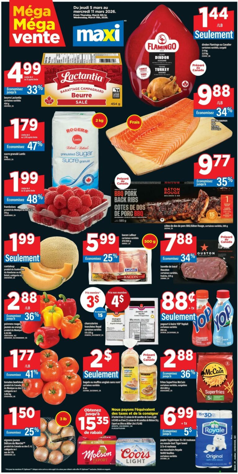 Circulaire Maxi & Cie du 5 au 11 mars 2026