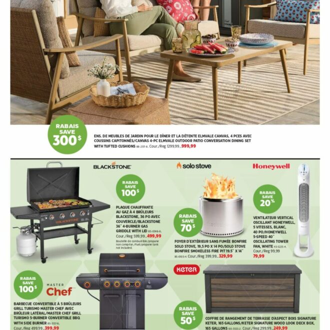 Circulaire Canadian Tire Inspirations PRINTEMPS du 30 avril au 20 mai 2026