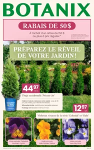 Circulaire Botanix Du 16 au 22 avril 2026