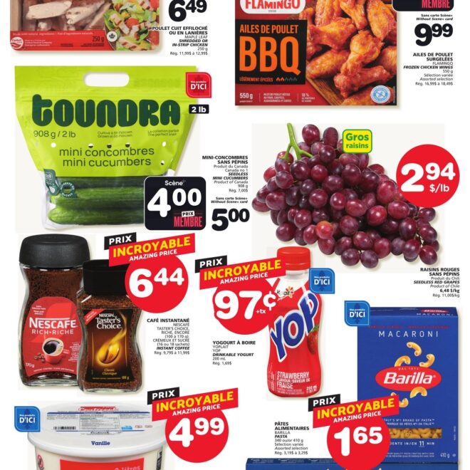 Circulaire IGA – Îles de la Madeleine Du 16 au 22 avril 2026