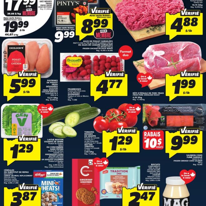 Circulaire IGA – Nouveau Brunswick Du 16 au 22 avril 2026