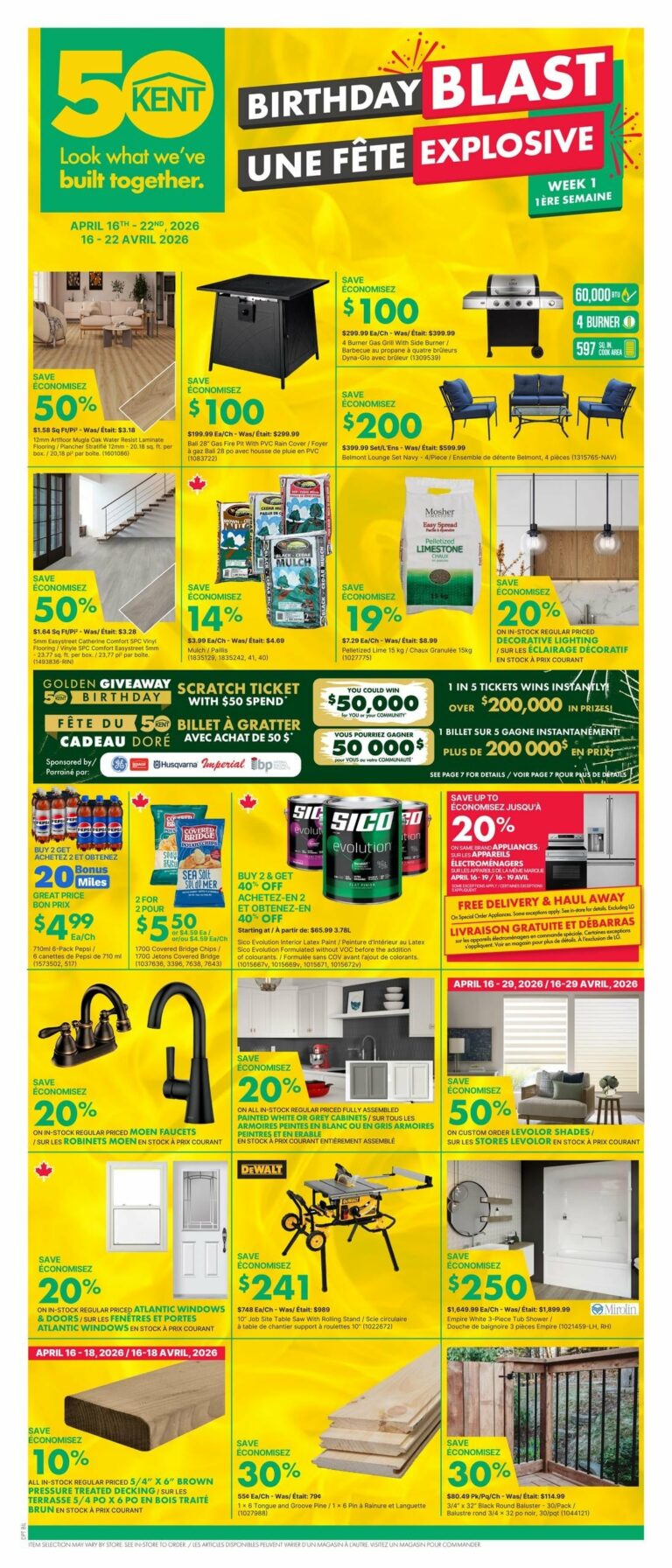 Circulaire Kent du 16 au 22 avril 2026