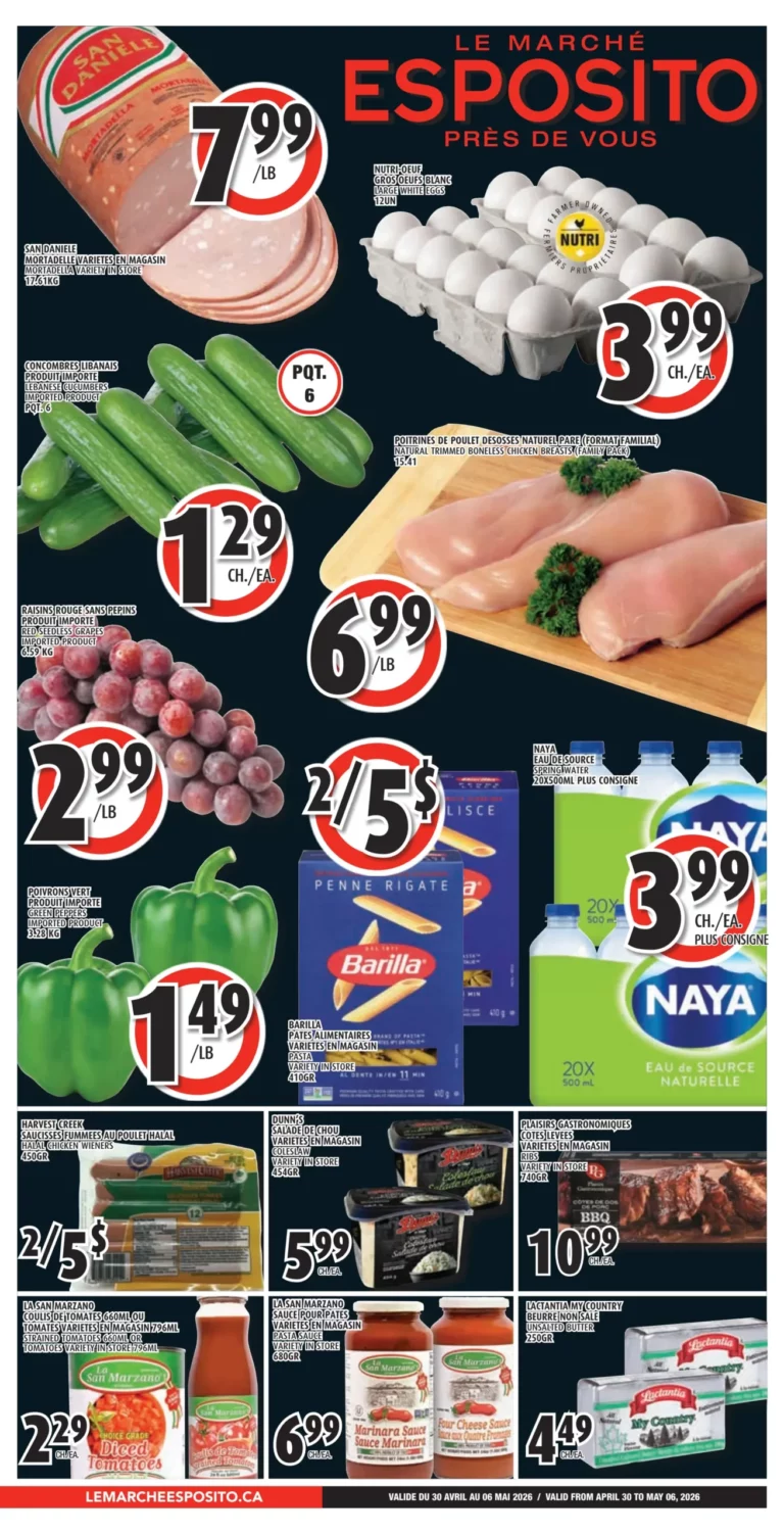 Circulaire Le Marché Esposito Du 30 Avril au 6 mai 2026