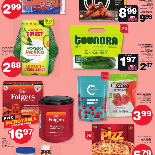 Circulaire Les Marchés Tradition Nouveau-Brunswick du 30 avril au 6 mai 2026