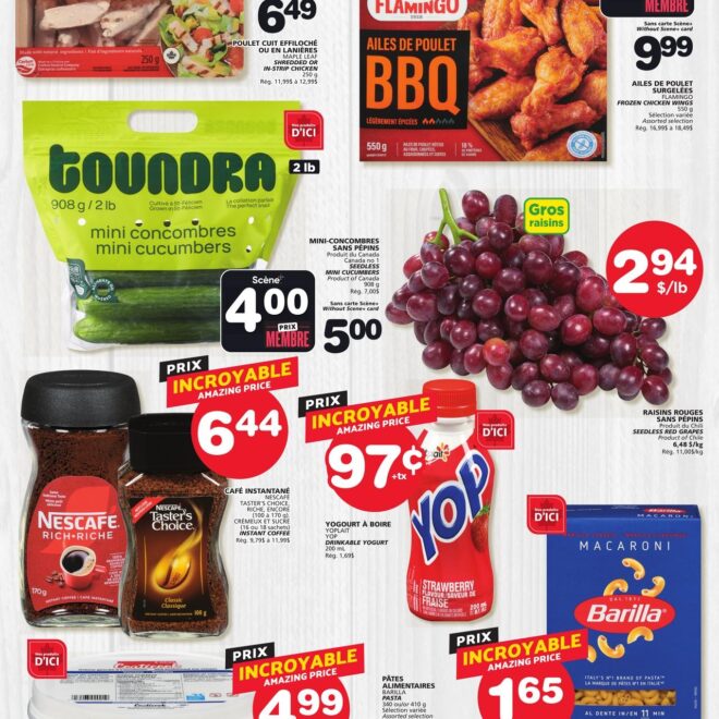 Circulaire Les Marchés Tradition Nouveau-Brunswick du 16 au 22 avril 2026