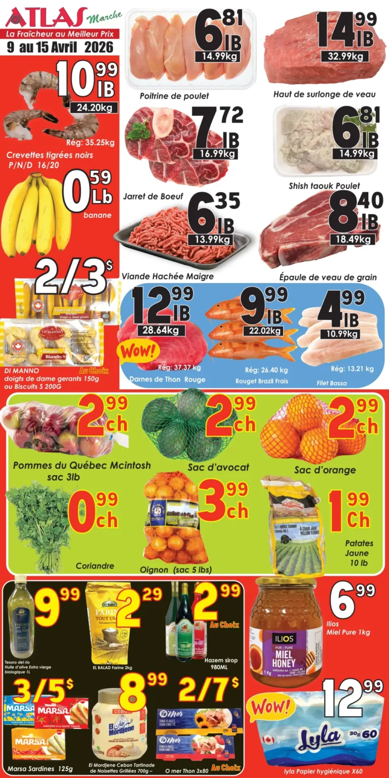Circulaire Marche Atlas du 9 au 15 avril 2026
