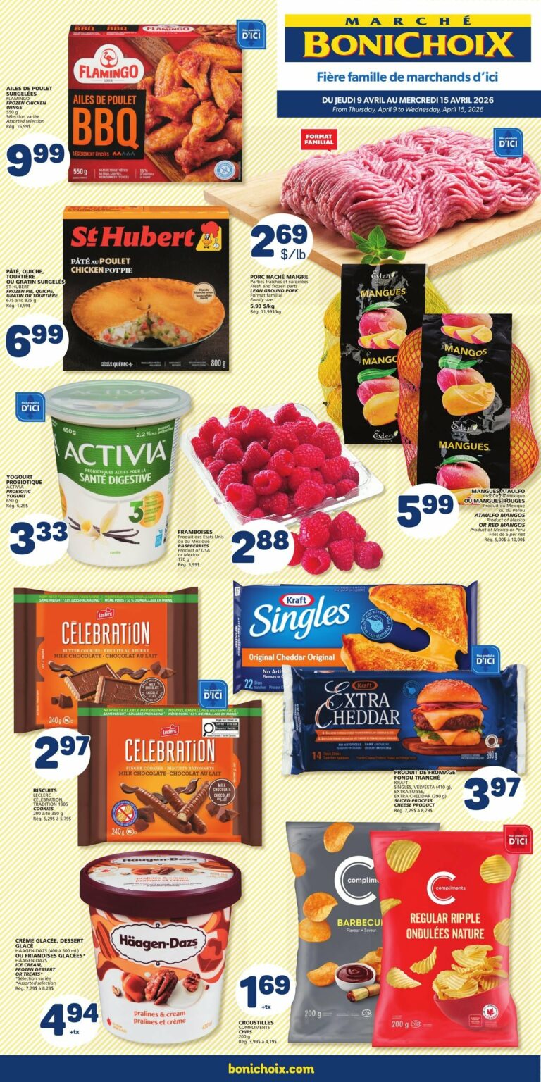 Circulaire Marché Bonichoix du 9 au 15 Avril 2026