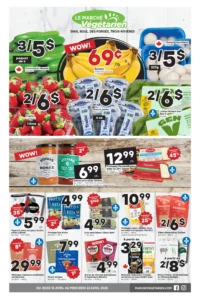 Circulaire Marché Végétarien Du 16 au 22 avril 2026 Trois-Rivières