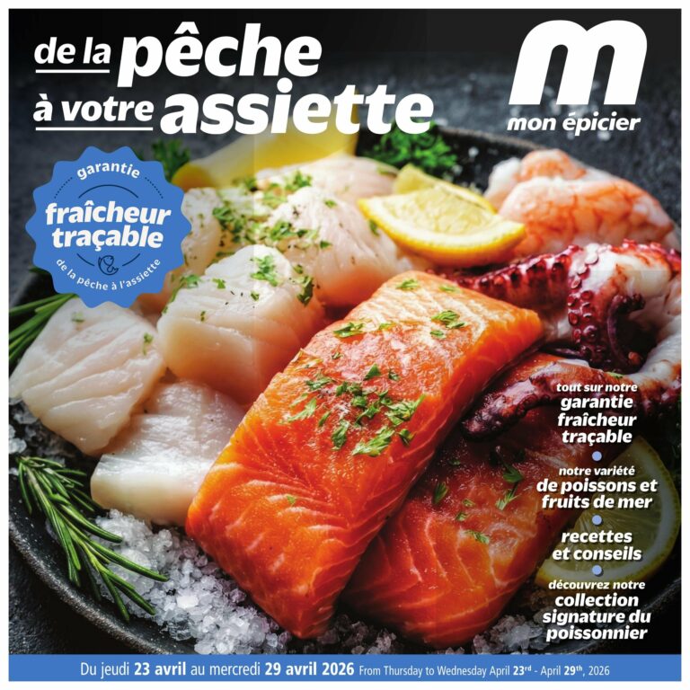 Circulaire Metro De la pêche à votre assiette du 23 au 29 avril 2026