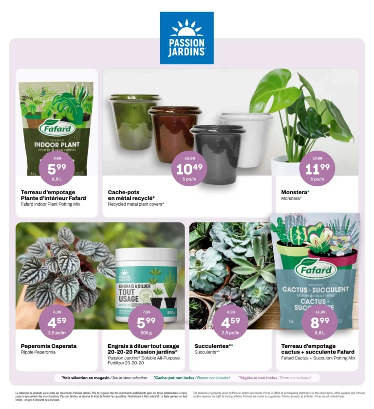 Circulaire Passion Jardins Du 9 au 15 Avril 2026