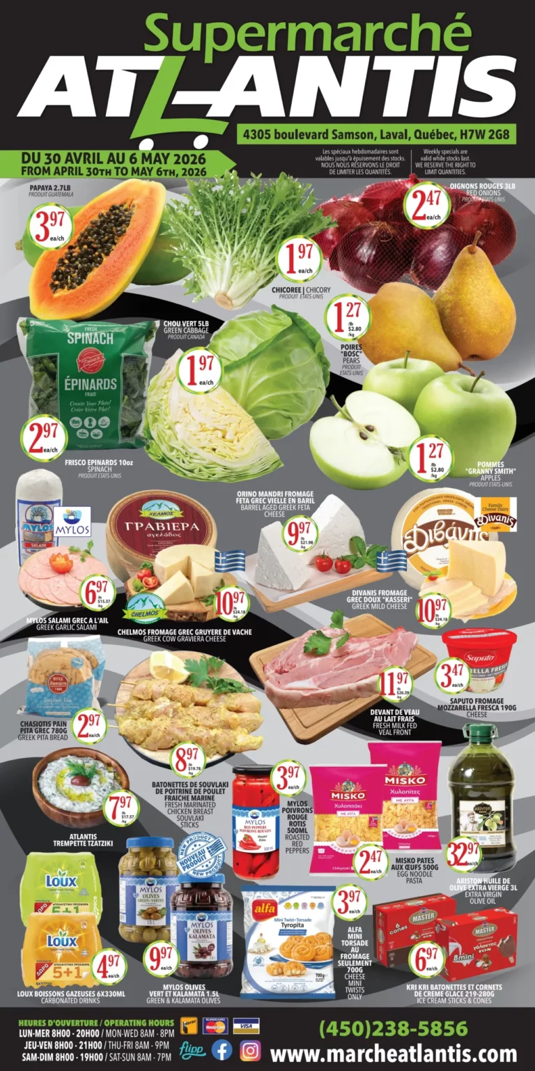 Circulaire Supermarché Atlantis du 30 avril au 6 mai 2026