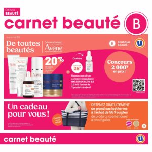 Circulaire Uniprix Carnet beauté Du 23 au 29 Avril 2026