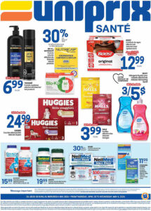 Circulaire Uniprix – Santé Du 30 Avril au 6 mai 2026