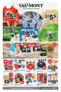 Circulaire Val-Mont Du 9 au 15 Avril 2026