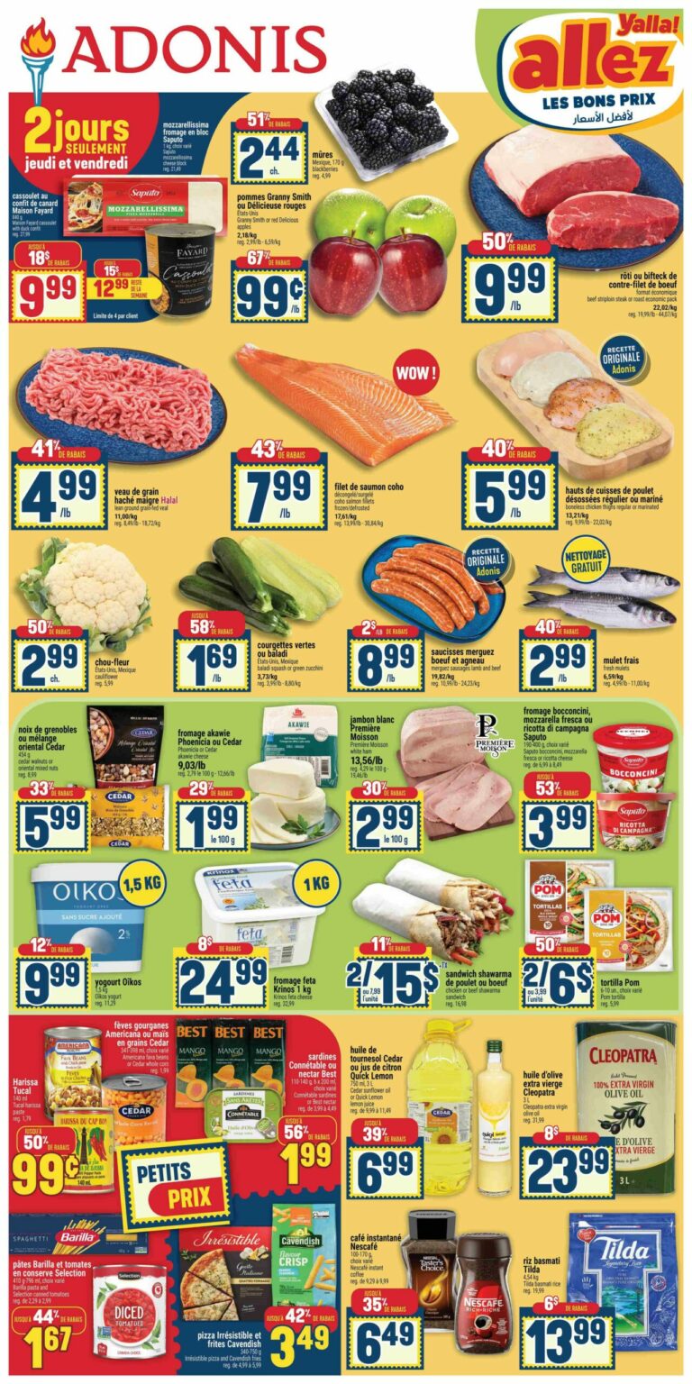 Circulaire Adonis du 16 au 22 avril 2026