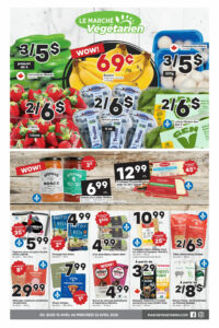 Circulaire Marché Végétarien du 16 au 22 avril 2026 Sherbrooke et Magog