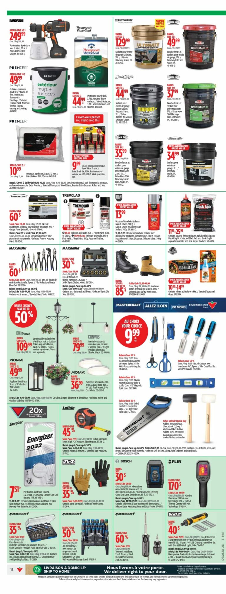 Circulaire Canadian Tire du 14 au 20 mai 2026