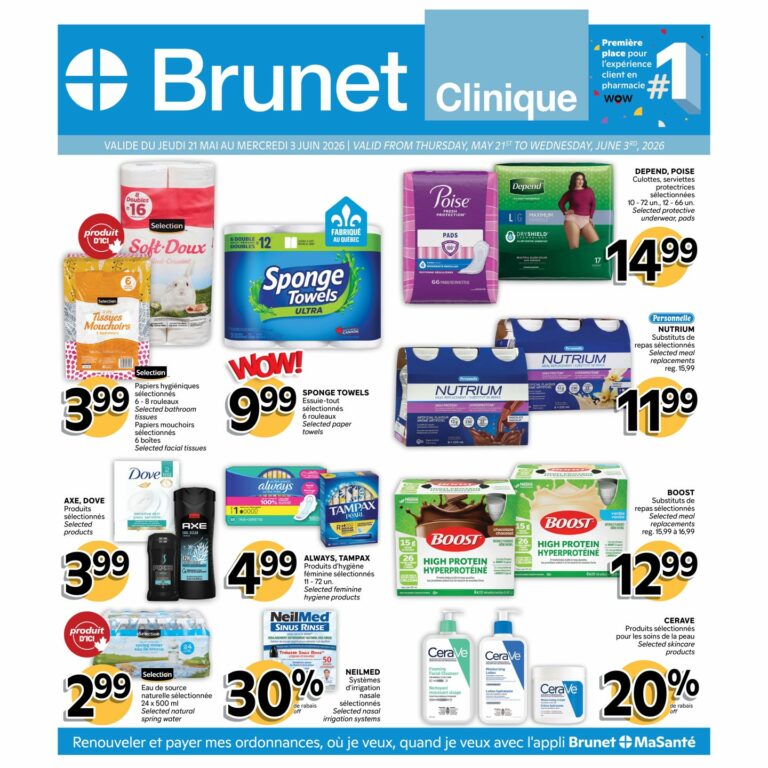 Circulaire Brunet Clinique Du 21 mai au 3 juin 2026