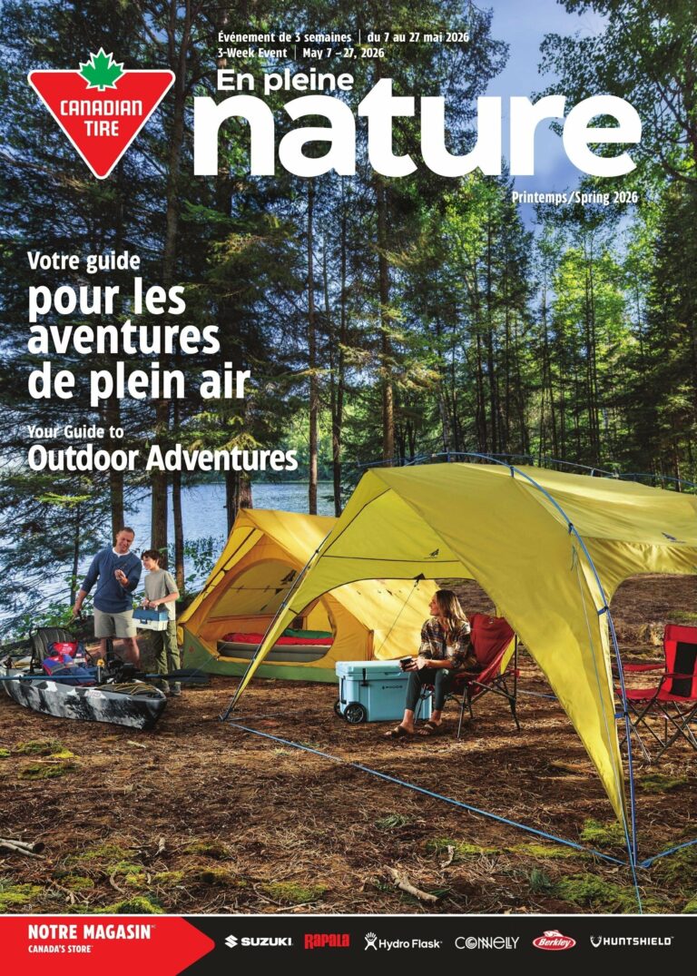 Circulaire Canadian Tire En pleine Nature du 7 au 27 mai 2026