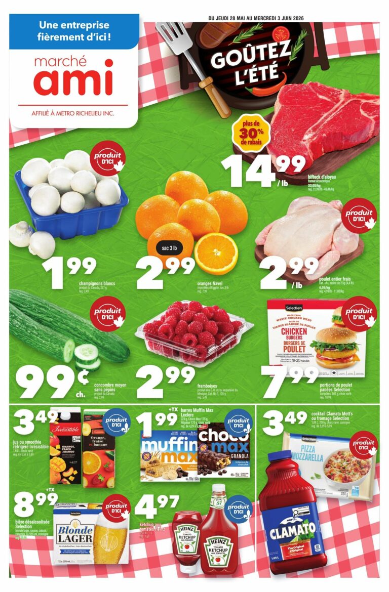 Circulaire Marché AMI du 28 mai au 3 juin 2026