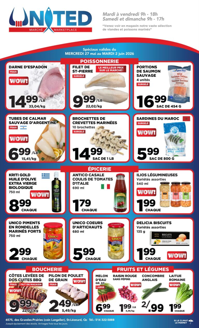 Circulaire United Supermarché du 27 mai au 2 juin 2026