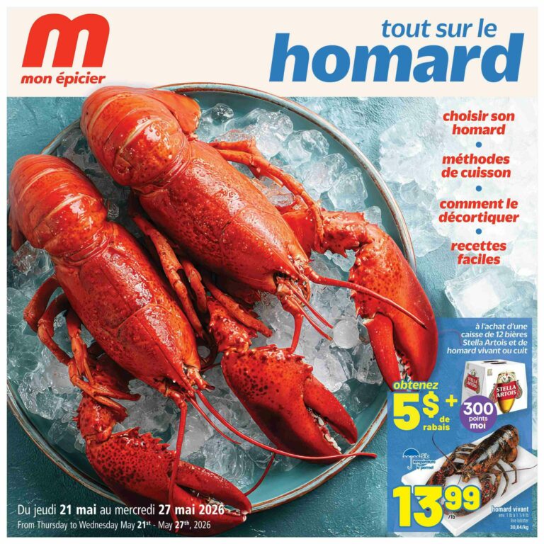 Circulaire Metro Homard du 21 au 27 mai 2026