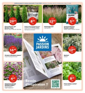 Circulaire Passion Jardins du 21 au 27 mai 2026