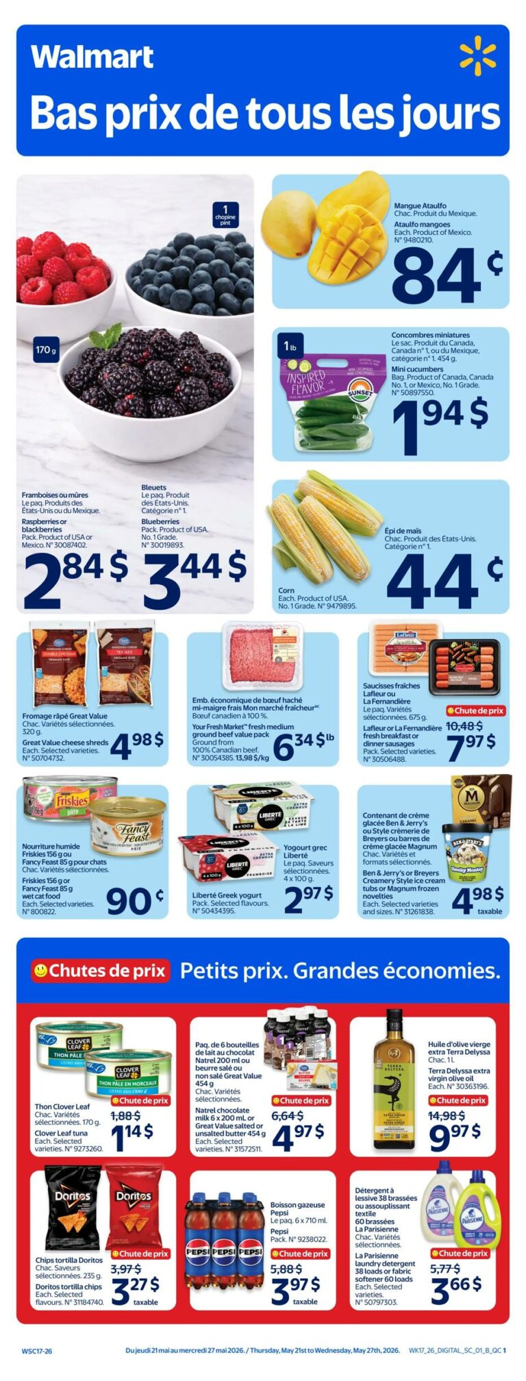 Circulaire Walmart du 21 au 27 mai 2026