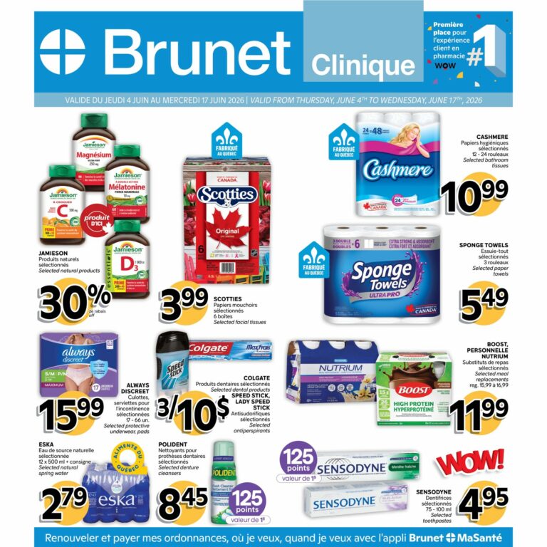Circulaire Brunet – Clinique du 4 au 10 juin 2026