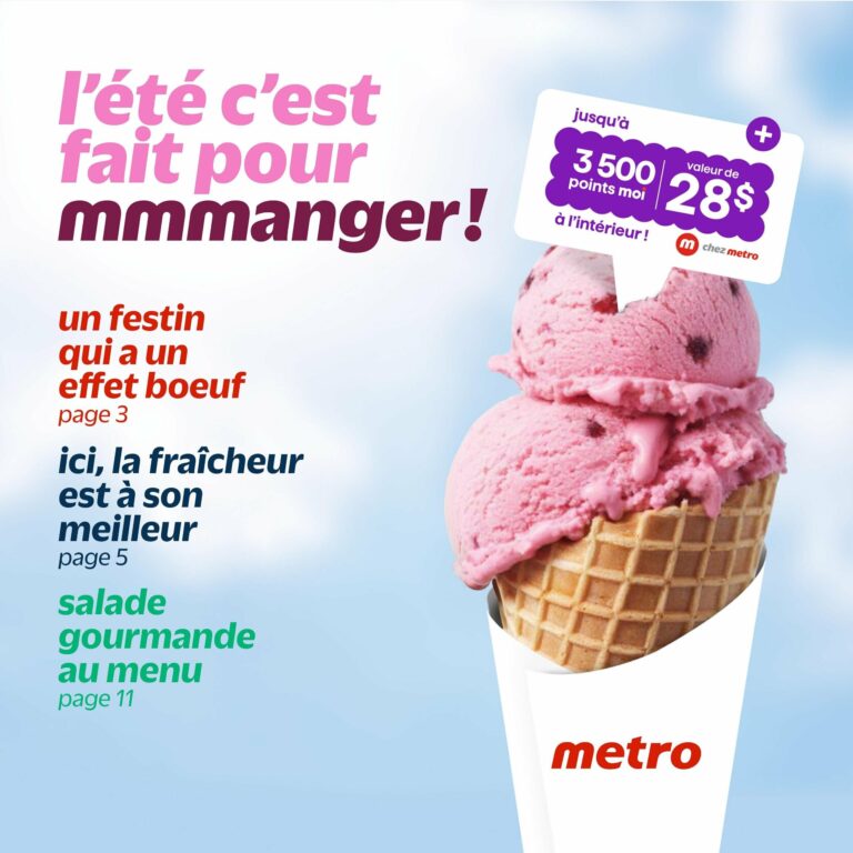 Circulaire Metro – L&rsquo;été c&rsquo;est fait pour mmmanger du 25 juin au 1 juillet 2026