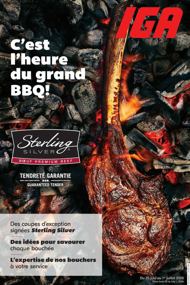 Circulaire IGA BBQ du 25 juin au 1 juillet 2026