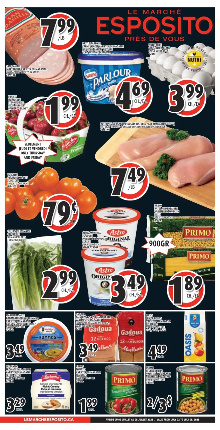 Circulaire Le Marché Esposito Du 2 au 8 juillet 2026