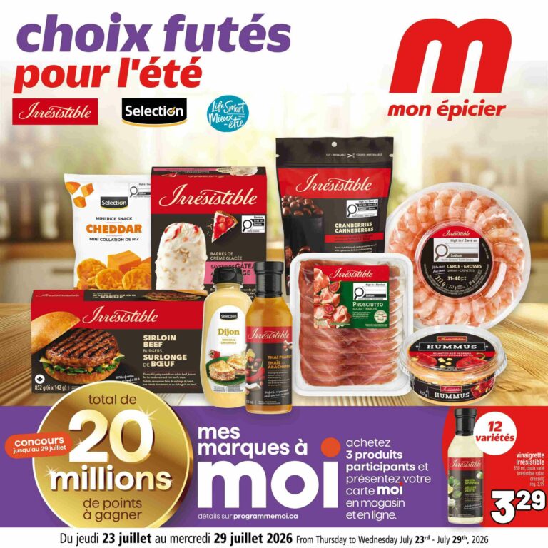 Circulaire Metro – Choix Futés pour l&rsquo;Été du 23 au 29 juillet 2026