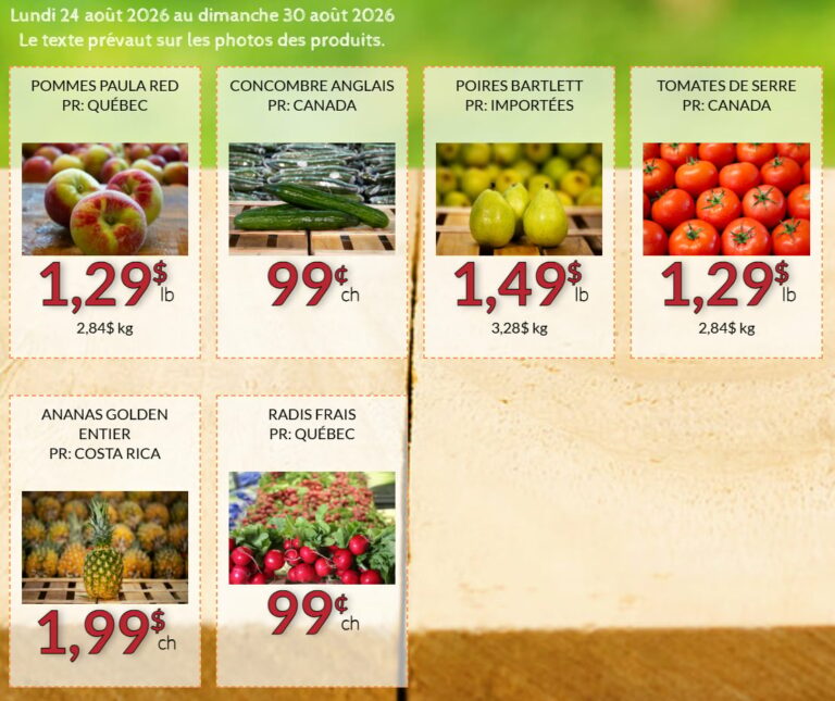 Page couverture de la Circulaire Fruiterie 440 du 24 au 30 août 2026