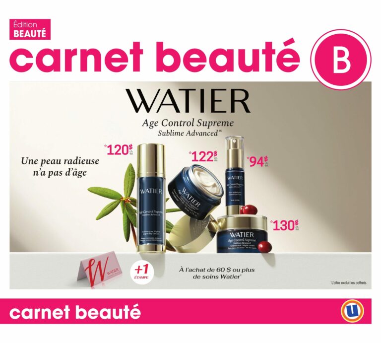 Circulaire Uniprix – carnet beauté du 20 au 26 août 2026