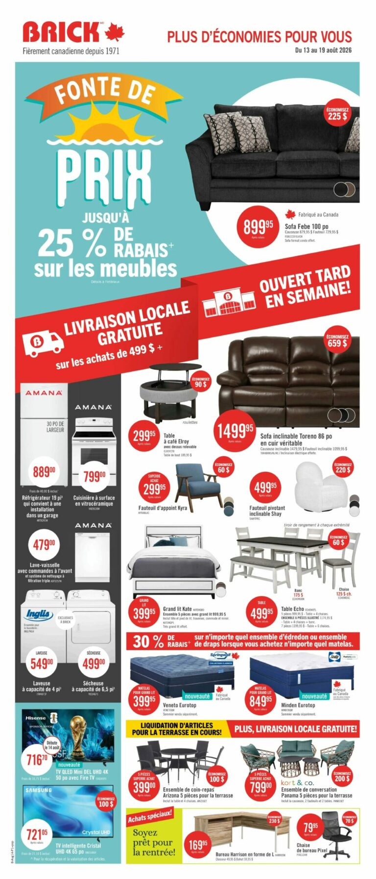 Circulaire Brick du 13 au 19 août 2026