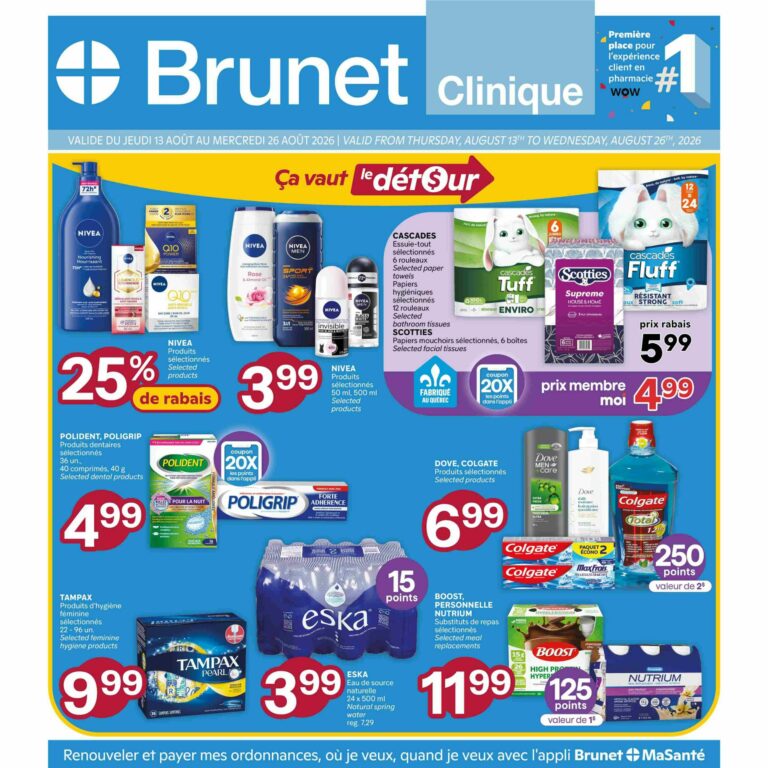 Circulaire Brunet – Clinique du 13 au 19 août 2026