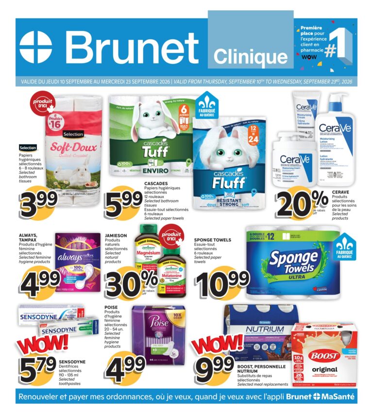 Page couverture de la Circulaire Brunet – Clinique du 10 au 23 septembre 2026