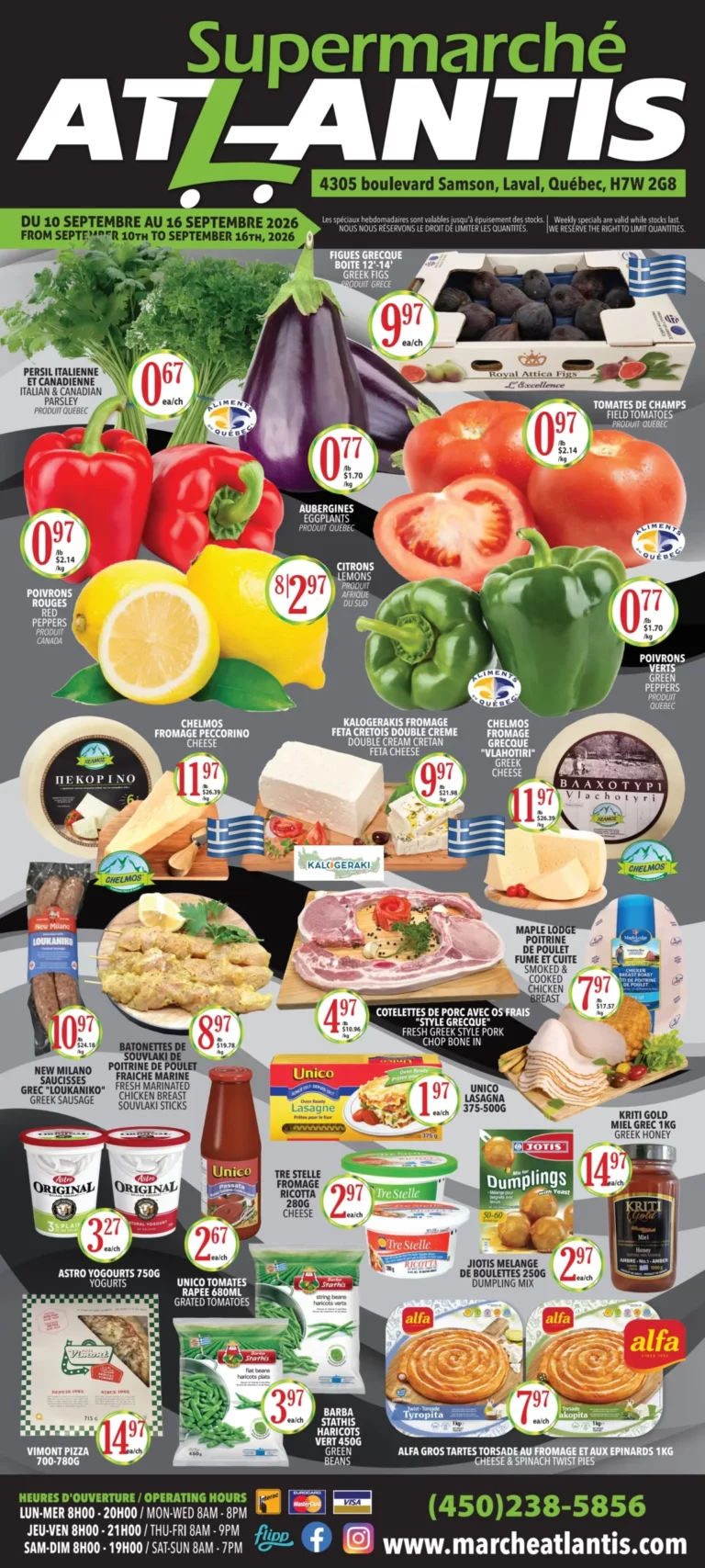 Supermarche Atlantis — Circulaire Supermarché Atlantis du 10 au 16 septembre 2026