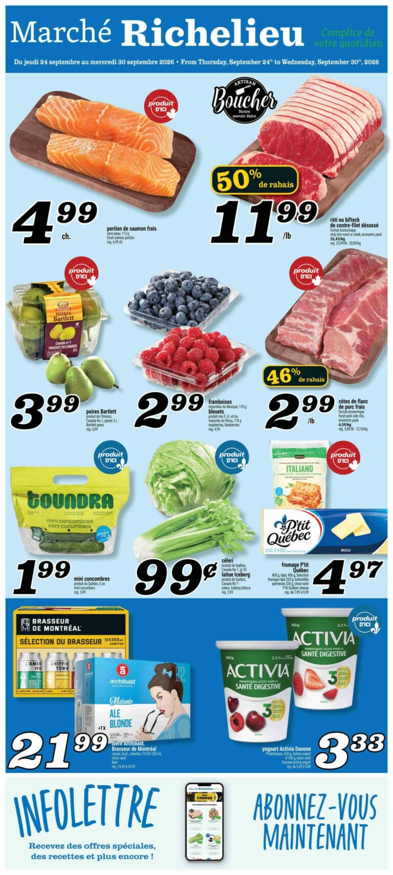 Marché Richelieu — Circulaire Marché Richelieu du 24 au 30 septembre 2026